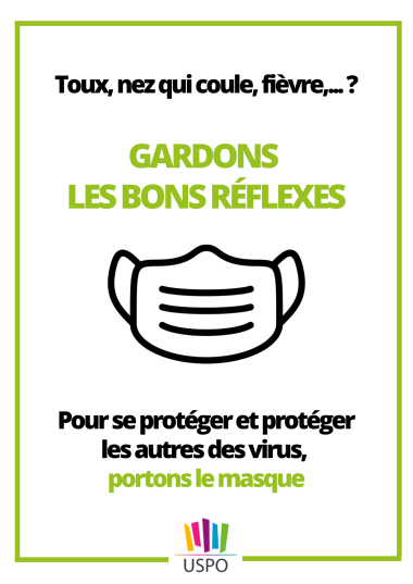 Illustration article Porter un masque lorsque l'on est malade